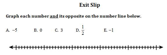 Exit slip 2