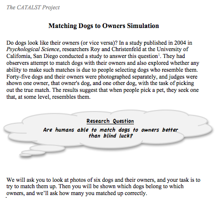 Matching Dogs to Owners Simulation